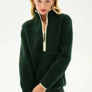 NWT Splits59 Libby Sherpa Sweater // XS // Green